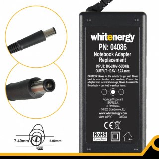 Zasilacz 04086 19.5V | 6.7A 130W wtyk 7.4*5.0mm + pin Dell