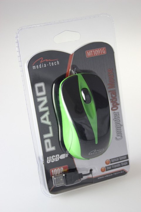 Mysz optyczna PLANO MT1091G Mysz optyczna PLANO MT1091G