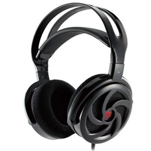 Tt eSPORTS Słuchawki dla graczy - Shock Spin Black - Bass enhancement, mikrofon Tt eSPORTS Słuchawki dla graczy - Shock Spin Black - Bass enhancement, mikrofon