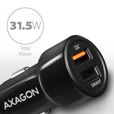 PWC-QC5 Ładowarka samochodowa QUICK SMART 31.5W, 2x port QC3.0/AFC/FCP + 5V-2.6A PWC-QC5 Ładowarka samochodowa QUICK SMART 31.5W, 2x port QC3.0/AFC/FCP + 5V-2.6A