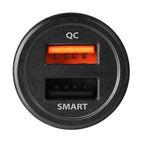 PWC-QC5 Ładowarka samochodowa QUICK SMART 31.5W, 2x port QC3.0/AFC/FCP + 5V-2.6A PWC-QC5 Ładowarka samochodowa QUICK SMART 31.5W, 2x port QC3.0/AFC/FCP + 5V-2.6A