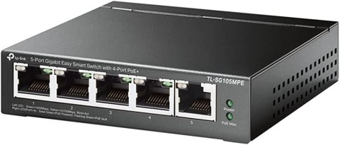 Przełącznik SG105MPE Smart 5xGE (4xPoE+) Przełącznik SG105MPE Smart 5xGE (4xPoE+)