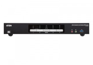 Przełącznik KVM 4-Port USB 3.0 4K DP Dual Display KVMP Switch
