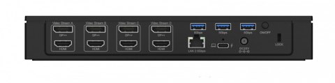 Stacja dokująca IB-DK2288AC 13in1,4x4K Monitory,PD 100Watt,Audio,LAN, czytnik Kart, DisplayLink Stacja dokująca IB-DK2288AC 13in1,4x4K Monitory,PD 100Watt,Audio,LAN, czytnik Kart, DisplayLink