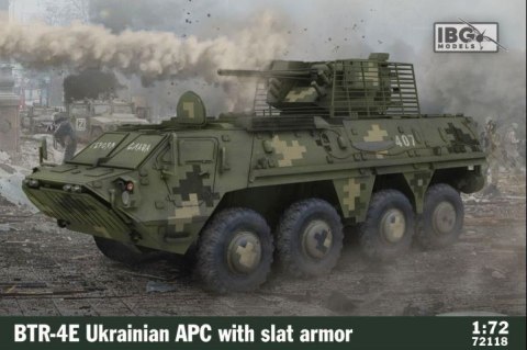 Model plastikowy BTR-4E Ukrainian APC with slat armor 1/72 Model plastikowy BTR-4E Ukrainian APC with slat armor 1/72