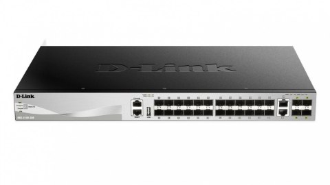 Przełącznik zarządzalny DGS-3130-30S Swi tch 24xSFP 2x10GB 4xSFP+ Przełącznik zarządzalny DGS-3130-30S Swi tch 24xSFP 2x10GB 4xSFP+