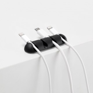 CableDrop multi uchwyt na 4 kable 2 szt. czarny