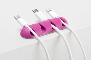 CableDrop multi uchwyt na 4 kable 2 szt. jaskrawy