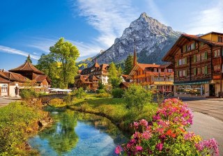 Puzzle 500 elementów Góry Alpy Kandersteg