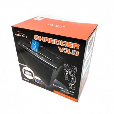 Niszczarka dokumentów, folii i kart kredytowych SHREDDER V3.0 MT215 Niszczarka dokumentów, folii i kart kredytowych SHREDDER V3.0 MT215