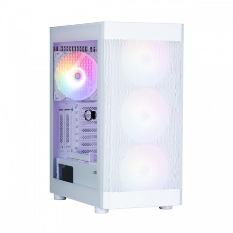 Obudowa I4 TG ATX Mid Tower 4 fans RGB Biała Obudowa I4 TG ATX Mid Tower 4 fans RGB Biała