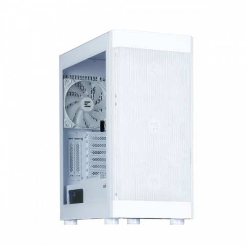 Obudowa I4 TG ATX Mid Tower 4 fans RGB Biała Obudowa I4 TG ATX Mid Tower 4 fans RGB Biała