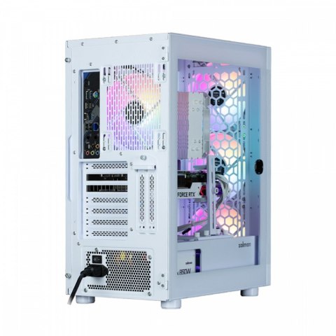 Obudowa I4 TG ATX Mid Tower 4 fans RGB Biała Obudowa I4 TG ATX Mid Tower 4 fans RGB Biała