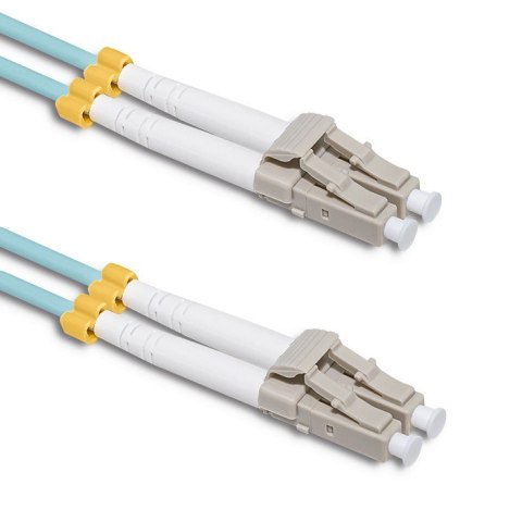 Patchcord światłowodowy LC/UPC-LC/UPC | MM | 50/125 | OM3 | 3m Patchcord światłowodowy LC/UPC-LC/UPC | MM | 50/125 | OM3 | 3m