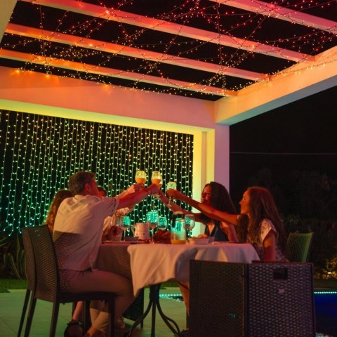 Inteligentne lampki choinkowe Strings 600 RGBW LED, łańcuch, przezroczysty przewód, 48 m, IP44 Inteligentne lampki choinkowe Strings 600 RGBW LED, łańcuch, przezroczysty przewód, 48 m, IP44