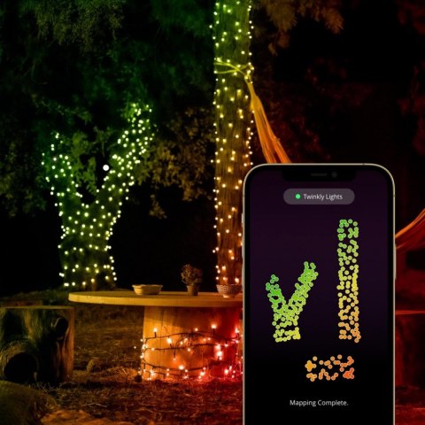 Inteligentne lampki choinkowe Strings 600 RGBW LED, łańcuch, przezroczysty przewód, 48 m, IP44 Inteligentne lampki choinkowe Strings 600 RGBW LED, łańcuch, przezroczysty przewód, 48 m, IP44