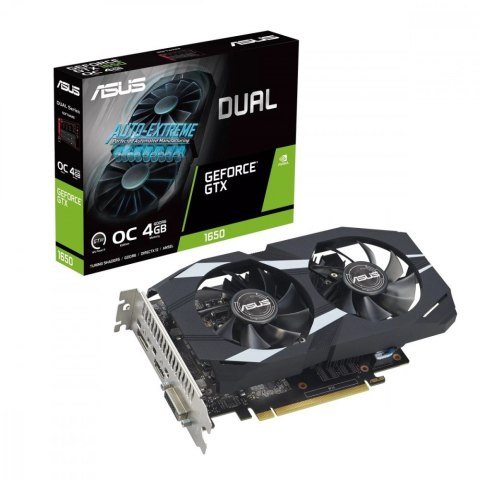 Karta graficzna GeForce GTX 1650 DUAL EVO OC 4G GDDR6 128bit HDMI/DP Karta graficzna GeForce GTX 1650 DUAL EVO OC 4G GDDR6 128bit HDMI/DP