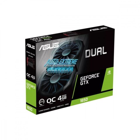 Karta graficzna GeForce GTX 1650 DUAL EVO OC 4G GDDR6 128bit HDMI/DP Karta graficzna GeForce GTX 1650 DUAL EVO OC 4G GDDR6 128bit HDMI/DP