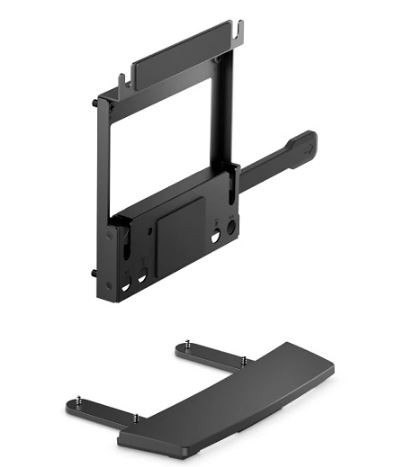 Uchwyt do monitorów z rozszerzeniem podstawy do komputera OptiPlex Micro i terminala klienckiego Pro 2 z serii E Uchwyt do monitorów z rozszerzeniem podstawy do komputera OptiPlex Micro i terminala klienckiego Pro 2 z serii E