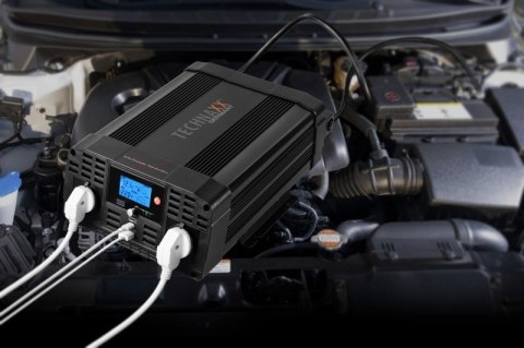 Falownik 2000W DC 12V/AC 230V TE22 Falownik 2000W DC 12V/AC 230V TE22