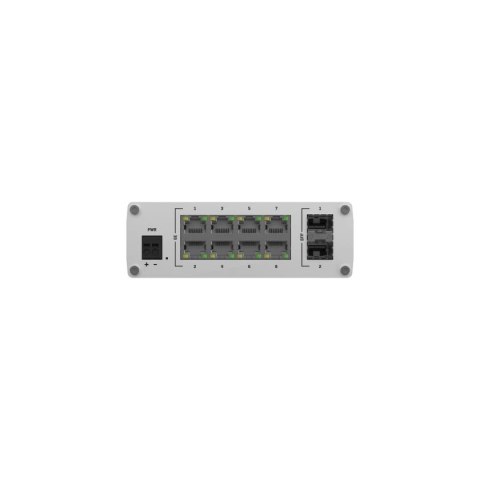Przełącznik niezarządzalny TSW210 Switch 2xSFP 8xGbE DIN RAIL Back Panel Przełącznik niezarządzalny TSW210 Switch 2xSFP 8xGbE DIN RAIL Back Panel