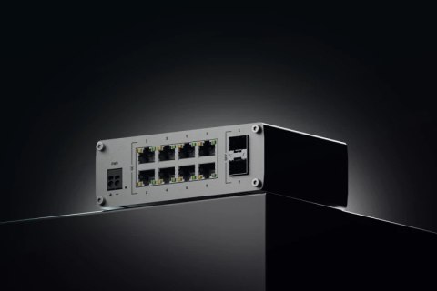Przełącznik niezarządzalny TSW210 Switch 2xSFP 8xGbE DIN RAIL Back Panel Przełącznik niezarządzalny TSW210 Switch 2xSFP 8xGbE DIN RAIL Back Panel