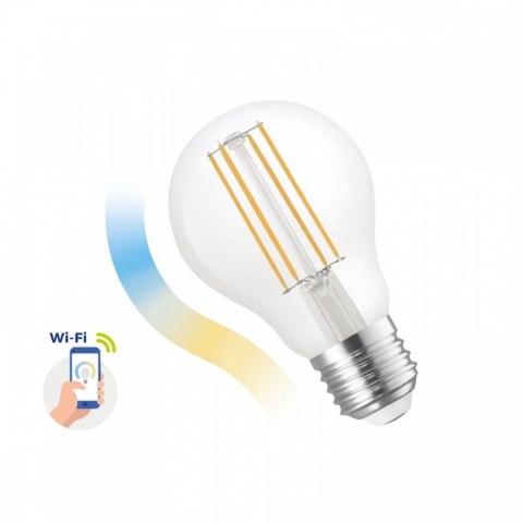 Żarówka Smart Tuya WiFi GLS 5W COG CLEAR CCT+DIM
