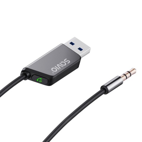 Adapter transmiter AUX z bluetooth 5.3, funkcja zestawu głośnomówiącego, TR-16 Adapter transmiter AUX z bluetooth 5.3, funkcja zestawu głośnomówiącego, TR-16