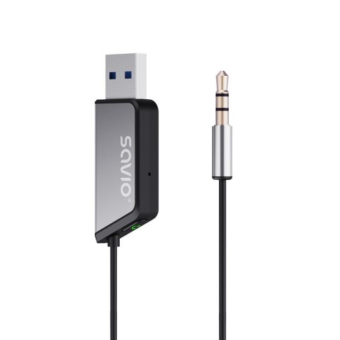 Adapter transmiter AUX z bluetooth 5.3, funkcja zestawu głośnomówiącego, TR-16 Adapter transmiter AUX z bluetooth 5.3, funkcja zestawu głośnomówiącego, TR-16
