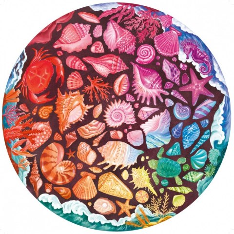 Puzzle 500 elementów Paleta kolorów Muszle Puzzle 500 elementów Paleta kolorów Muszle