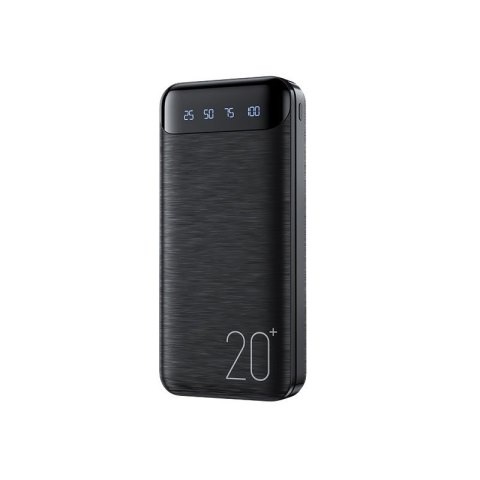 Power bank 20000 mAh Super Charging 2xUSB-A LED Czarny Power bank 20000 mAh Super Charging 2xUSB-A LED Czarny