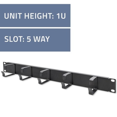 Organizer kabli do szaf RACK 19" | 1U Organizer kabli do szaf RACK 19" | 1U