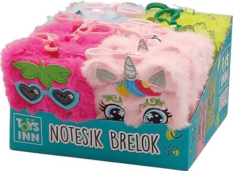 Notesik brelok display mix 12 sztuk Notesik brelok display mix 12 sztuk