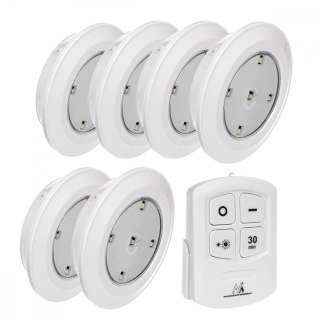 Lampa zestaw 6 LED Energy z pilotem na baterie 3xAAA MCE165