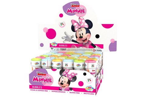 Bańki mydlane 60 ml Minnie display 36 szt. Bańki mydlane 60 ml Minnie display 36 szt.