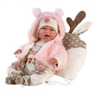 Lalka bobas Mimi z dźwiękami 42 cm, śmieje się i mówi mama, papa