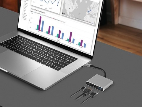 Adapter A-1 USB-C HDMI 4k, USB 3.0, PDW 100W Adapter A-1 USB-C HDMI 4k, USB 3.0, PDW 100W