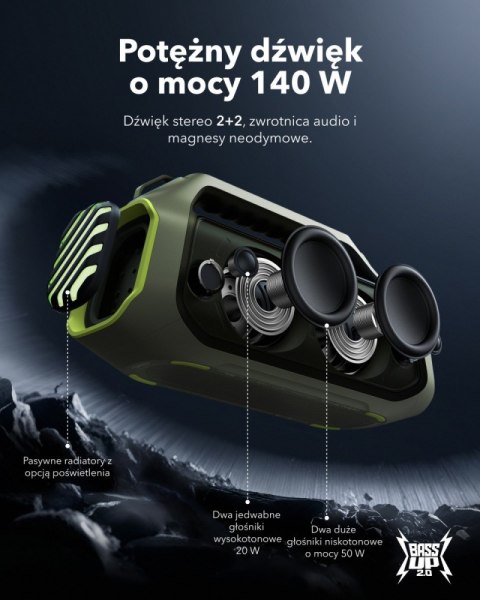 Głośnik Soundcore Boom 2 Plus Zielony Głośnik Soundcore Boom 2 Plus Zielony