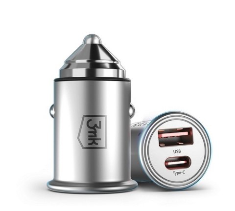 Ładowarka samochodowa 45W 1xUSB-C+USB-A Ładowarka samochodowa 45W 1xUSB-C+USB-A