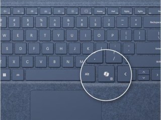 Klawiatura MS Surface Pro z cienkim piórem szafirowa