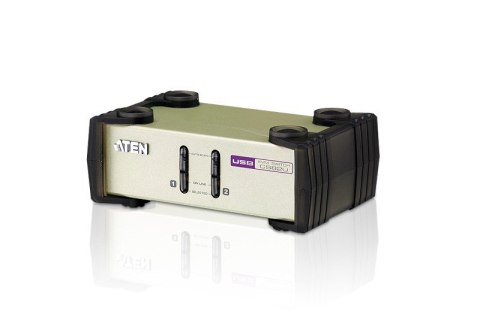 Biurkowy moduł KVM 2-portowy PS2 USB VGA CS82U Biurkowy moduł KVM 2-portowy PS2 USB VGA CS82U