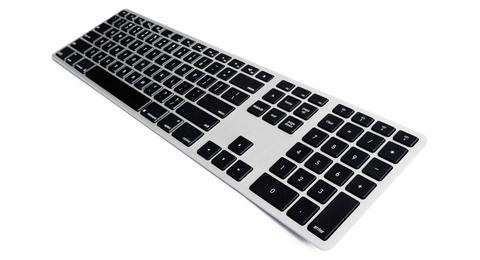 Klawiatura aluminiowa Mac bluetooth podświetlana srebrna Klawiatura aluminiowa Mac bluetooth podświetlana srebrna