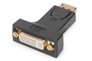 Adapter Displayport 1080p 60Hz FHD Typ DP/DVI-I (24+5) M/Ż Czarny