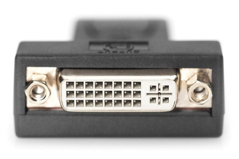 Adapter Displayport 1080p 60Hz FHD Typ DP/DVI-I (24+5) M/Ż Czarny Adapter Displayport 1080p 60Hz FHD Typ DP/DVI-I (24+5) M/Ż Czarny