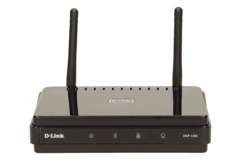 DAP-1360 punkt dostępu WiFi N300 (2.4GHz) 1xLAN 2xRP-SMA (odkręcane) MIMO WDS DAP-1360 punkt dostępu WiFi N300 (2.4GHz) 1xLAN 2xRP-SMA (odkręcane) MIMO WDS