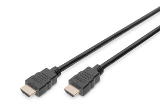 Kabel połączeniowy HDMI HighSpeed z Ethernetem 4K 60Hz UHD Typ HDMI A/HDMI A M/M 2m Czarny