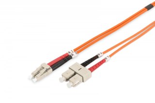 Patch cord światłowodowy FO MM 50/125 OM2 LC-SC dplx 3m