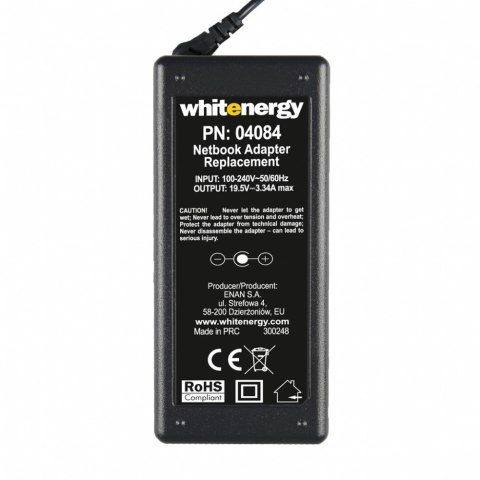 Zasilacz 19.5V | 3.34A 65W wtyk 7.4*5.0mm + pin Dell 04084 Zasilacz 19.5V | 3.34A 65W wtyk 7.4*5.0mm + pin Dell 04084