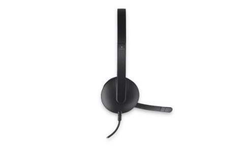 H340 Słuchawki z mikrofonem 981-000475 Black