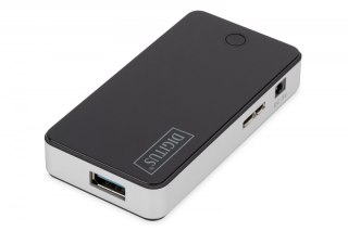 Hub USB 3.0 4-portowy SuperSpeed 5Gbps, czarny